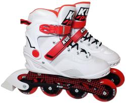 Kubisport CS320K bílé inline brusle