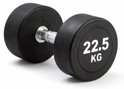 Kubisport Jednoruční činka 22,5 kg oválná černá