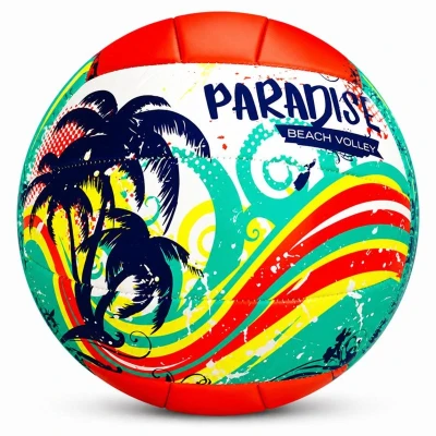 Kubisport K7K-CRV Míč Beach volley PARADISE červený (VÝPRODEJ)
