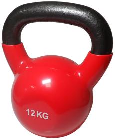 Kubisport Kettlebell 12 kg litina s vinylovým potahem Kubisport Kettlebell 12 kg litina s vinylovým potahem