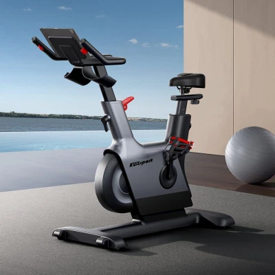 Kubisport Magnetický cyklotrenažér BC91K bezdrátový, sebenabíjecí s bluetooth černo šedý