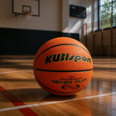 Kubisport Míč basketbalový oranžový G743-5K velikost 7