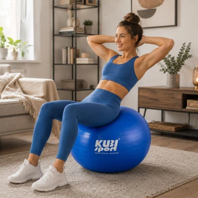 Kubisport Míč gymnastický (gymbal) 850mm modrý