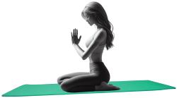 Kubisport NBR Yoga Mat D87K-ZE 1830 x 600 x 12 mm, zelená