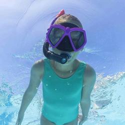 Kubisport Potápěčská sada juniorká DOMINATOR (brýle + šnorchl) růžové