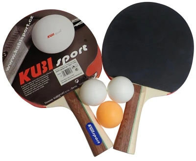 Kubisport Sada 2 PP pálky+ míček 2-star Kubisport Sada 2 PP pálky+ míček 2-star