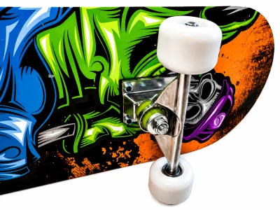Kubisport Skateboard sportovní s alu podvozkem a protismykem pro rekreační účely