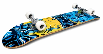 Kubisport Skateboard sportovní s alu podvozkem modrý