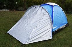 Kubisport Stan monodome pro 3 osoby s předsíňkou - modrý