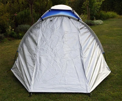 Kubisport Stan monodome pro 3 osoby s předsíňkou - modrý