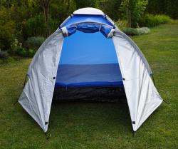 Kubisport Stan monodome pro 3 osoby s předsíňkou - modrý
