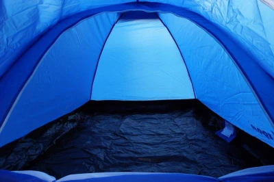 Kubisport Stan monodome pro 3 osoby s předsíňkou - modrý