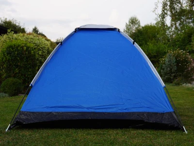Kubisport Stan monodome pro 3 osoby s předsíňkou - modrý