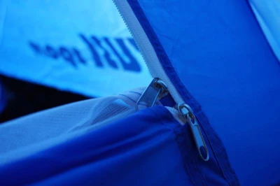 Kubisport Stan monodome pro 3 osoby s předsíňkou - modrý