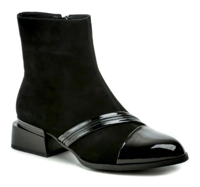 Ladies AZL2439 černé dámské kotníčkové boty Ladies AZL2439 černé dámské kotníčkové boty