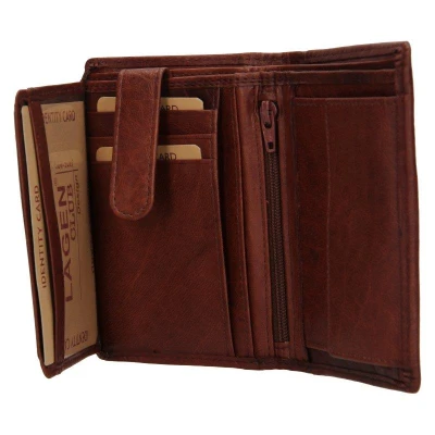 Lagen V-72 hnědá pánská kožená peněženka