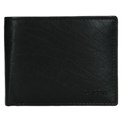 Lagen W-8053- BLK černá pánská kožená peněženka Lagen W-8053- BLK černá pánská kožená peněženka