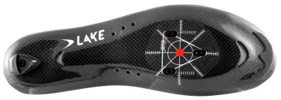 Lake CX332 černo/stříbrné pánské cyklistické tretry