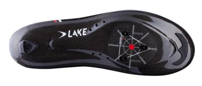 Lake CX332 černo/stříbrné pánské cyklistické tretry