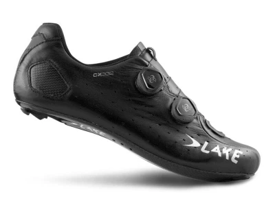 Lake CX332 černo/stříbrné pánské cyklistické tretry