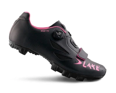 Lake MX176 černo/růžové dámské MTB cyklistické tretry
