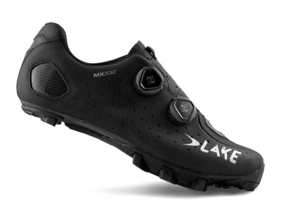 Lake MX332 černo/stříbrné pánské cyklistické tretry