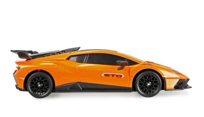 Lamborghini Huracan STO RC Drift Car 4WD LED 1:18 RTR licencované oranžové