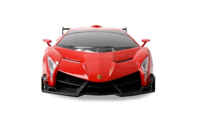 Lamborghini Veneno RC Drift Car 4WD LED 1:18 RTR licencované červené