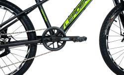 Leader Fox CAPITAN BOY 24 2025 černé/zelené chlapecké kolo + výbava zdarma