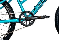 Leader Fox CAPITAN girl 24 2025 tyrkysové dětské kolo + výbava zdarma