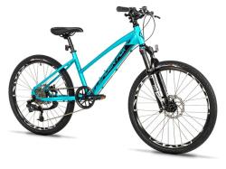 Leader Fox CAPITAN girl 24 2025 tyrkysové dětské kolo + výbava zdarma