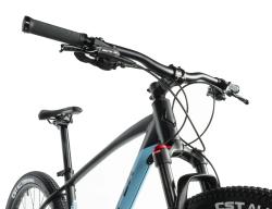 Leader Fox EVOLUTION 29 BLACK MATT/BLUE horské kolo + výbava zdarma