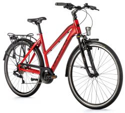 Leader Fox FERRARA 2023 červené dámské city kolo + sleva 1000,- na příslušenství