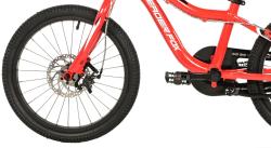 Leader Fox FOX UNI 18 RED (CHAIN, DISC BRAKE) červené dětské kolo + výbava zdarma