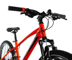 Leader Fox SPIDER BOY 24 ORANGE SHINY dětské kolo + výbava zdarma