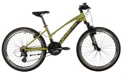 Leader Fox SPIDER GIRL 24 ARMY GREEN dívčí kolo + výbava zdarma