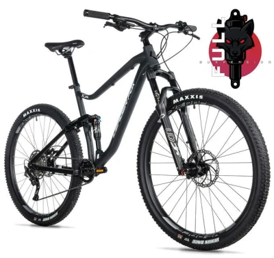 Leader FOx TRION FULL.SUSP 29 BLACK MATT horské kolo + sleva 1500,- na příslušenství Leader FOx TRION FULL.SUSP 29 BLACK MATT horské kolo + sleva 1500,- na příslušenství