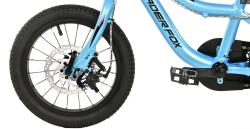 Leader FOX UNI 14 BLUE (CHAIN) dětské kolo + blikačky zdarma