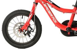 Leader FOX UNI 14 RED (CHAIN) dětské kolo + blikačky zdarma