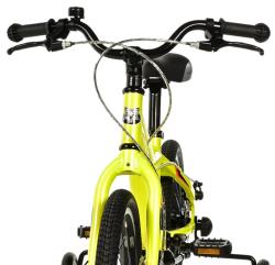 Leader FOX UNI 16 YELLOW (CHAIN) dětské kolo + blikačky zdarma