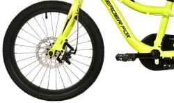 Leader FOX UNI 18 (CHAIN) YELLOW dětské kolo + blikačky zdarma
