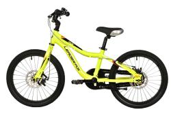 Leader FOX UNI 18 (CHAIN) YELLOW dětské kolo + blikačky zdarma