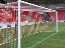 León de Oro Football A11 M100 fotbalová síť bílá-červená