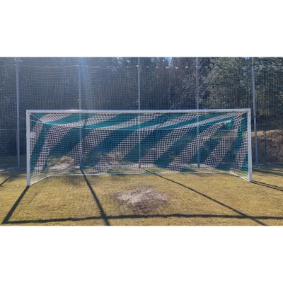 LEÓN DE ORO Football A11 M100 fotbalová síť bílá-zelená