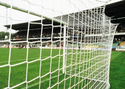 León de Oro Football A11 M120 fotbalová síť bílá