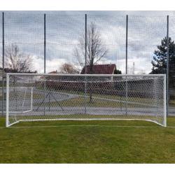 LEÓN DE ORO Football HEX M120 fotbalová síť bílá
