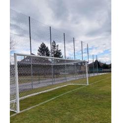 LEÓN DE ORO Football HEX M120 fotbalová síť bílá