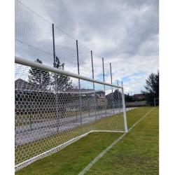 LEÓN DE ORO Football HEX M120 fotbalová síť bílá