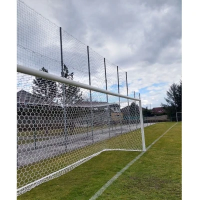 LEÓN DE ORO Football HEX M120 fotbalová síť bílá