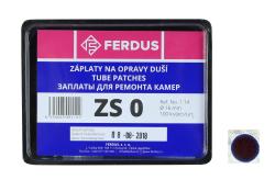 FERDUS Lepenie-záplata ZS0 okrúhla 16mm box 100ks FERDUS Lepenie-záplata ZS0 okrúhla 16mm box 100ks
